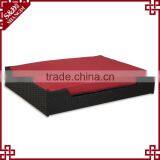 High Qulaity Resin Wicker Hand Woven Rectangle Dog Bed Dog Pet Products thumbnail-2