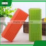 Pet Accessories Tool Gel Silicone Square Cat Dog Pet Bath Massage Hair Removal Grooming Slicker Brush Comb thumbnail-2
