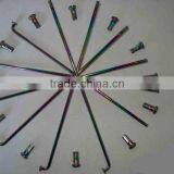 Motorcycle Colored Plain Plated Spoke With Nipple thumbnail-1