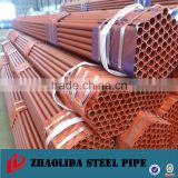 BS1387/EN 39/BS EN10219 Zinc Coated / Red Painted scaffolding steel pipe