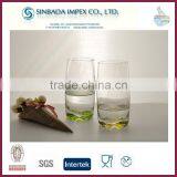 FDA Inspection Wholesale Bottom Colored Water Glass thumbnail-1