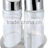 Factory Stainless Steel Condiment Glass Oval Oil and Vinegar Bottle Holder thumbnail-3