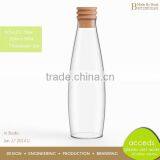 Outdoor Portable Apple Orange Fruit Juice Glass Bottle With Lid thumbnail-3