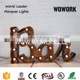 Shop Front Vintage Metal Lighting LED Letters Waterproof and Long Working Life thumbnail-4