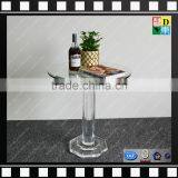 Round PMMA Furniture Tables Transparent Acrylic Coffee Table From Shenzhen Yidong thumbnail-5