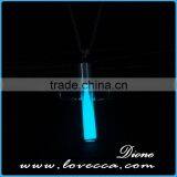 Luminous Glow in the Dark Heart Locket Charm Pendant Ladies Jewelry Necklace thumbnail-5