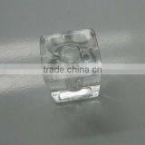 Very Small Square Glass Candle Holder thumbnail-1