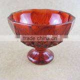 Purple Red Glass Bowl thumbnail-3