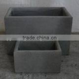 Light Cement Pots, GRC (Glass Reinformed Concrete) Pots, Small Light Cement Planter thumbnail-1
