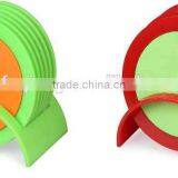 FQ-145 Plastic Cup Coaster Coffe Cup Mats Glass Cup Coaster Set