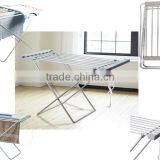 ELECTRIC HEATED CLOTHES AIRER DRYER HORSE RACK INDOOR LAUNDRY FOLDING WASHING thumbnail-1