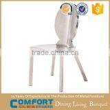 LC09 Modern Stainless Steel Legs Gold Dining Chair for Wedding thumbnail-1