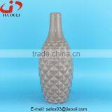 2016 Home Decor Pineapple Surface Grey Ceramic Tall Vase thumbnail-1