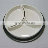 Funny Shaped 3pcs White Ceramic Plant Tray thumbnail-1