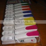 Plastic Colourful Clothes Hangers Plastic Clothespin/clothes Peg/clothes Clip thumbnail-6