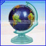 Quality 106mm Plastic Rotating World Globe Map thumbnail-1