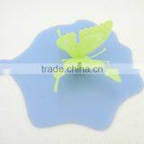 Butterfly Shaped Food Grade Coffee Cup Silicone Rubber Anti-dust Airtight Seal Silicone Drink Cup Lids thumbnail-1