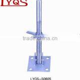 Swivel Threaded Tube Universal Base Jack for Scaffolding