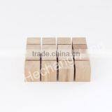 Wooden Cubes DIY - Crafts Natural Material - Raw Blocks in Beech Wood thumbnail-3