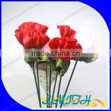 High Quality Artificial Red Ribbon Flower Bouquet thumbnail-2