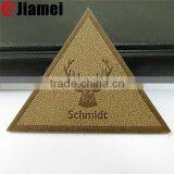 Custom Brand Embossed/debossed Leather 2015 pu Jeans Logo Label