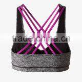 2016 Fashionable Marled Sexy Stripe Sport Bra HST8022 thumbnail-2
