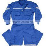 Blue Hi-vis Safety Coverall&T/C Fabrice One Piece Overall thumbnail-1