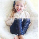 Apparel Supplier Baby Sequin Pants Wholesale Fashion Girls Long Pants Fashion Girls Short Pants 2016 thumbnail-2