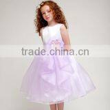 2 Colors Sweety Halter Gown Little Queen Flower Girl Dress thumbnail-1