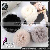 CX-A-06 Fashion Rex Rabbit Fur Slap On Fur Cuff / Bracelets thumbnail-3