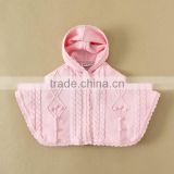 hight quality cheap china wholesale kids clothing, kids girls knitted cloak, winter children apparel