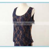 Shantung Lace Combination Classic 3 Pieces Skirt Church Suit For Women thumbnail-6