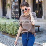 Summer Sets Pure Color T-shirt With Short Sleeves Female Leisure Relaxed Joker Contracted thumbnail-1