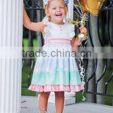 Baby Girls Unicorn Dress Infant Kids Cute Baby Boutique Wholesale thumbnail-2