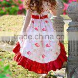 Long Maxi Dress Roses Vintage Dresses For Girls Of 10 Years Old Girls Party Dresses thumbnail-5