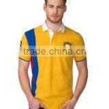 Summer Casual Flag Slim Fit Baseball Embroidery Man Polo T-shirt Wholesale thumbnail-1