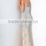 Brilliant And Sexy Sweetheart Sweep Train Beading Chiffon Evening Dresses thumbnail-2