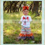 Ibear Baby Girls Clothing Set Boutique Thanksgiving Hotsale China Yiwu Girls Clothing Sets Ruffle Wonder Kids Clothing Sets thumbnail-1