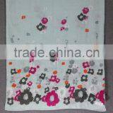 WHOLESALE LADY FASHION SILK COTTON SCARF thumbnail-2
