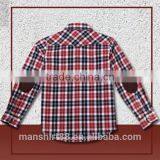 Wholesale Kids Clothing Long Shirt for Boys Elbow Stitch Kids Shirts thumbnail-2