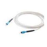 SC / FC Drop Fiber Patch Cord , White Drop Cable for FTTH thumbnail-1