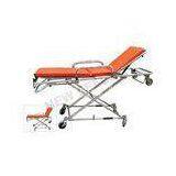 Multi - Lever Aluminum Alloy X - frame first aid stretcher chair with 35 Knee Angle