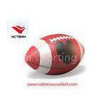 Mini Silk Printing American Rugby Ball With Rubber / Butyl Bladder thumbnail-1