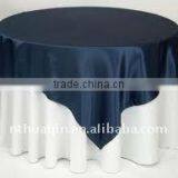 Wedding Satin Overlay Table Overlay for Round Table Satin Table Cover Table Overlay