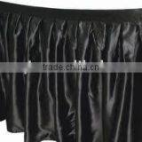 Polyester Table Skirting and Satin Fabric Table Skirts and Table Linen thumbnail-1