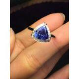 Inlaid Natural Tanzania Stone Ring thumbnail-1