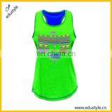 Bulk Custom Fitness Shirt Women Racerback Tank Tops thumbnail-1