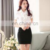 Factory Wholesale White Blouse and Tops Lady Formal Shirt Suit With Cheap Price thumbnail-6