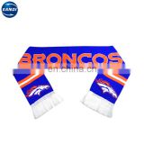Promotional custom sports knitted soccer scarf