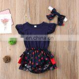 Soft Cotton Summer Newborn Bodysuit Rompers For Infant thumbnail-1